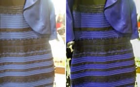 #TheDress that broke the internet: The original snapshot, left, which sparked the debate and a "Photoshopped" version more representative of its true colour.