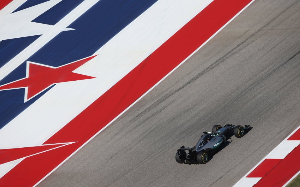 Lewis Hamilton at the US Grand Prix.