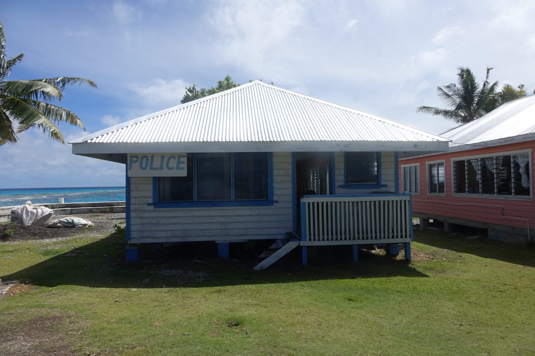 Police station in Nukunonu, Tokelau.
