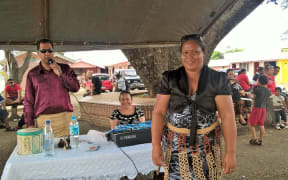 Ofeina Leka and his wife Aki at a fundraising event for the National Visual Impairment Organisation.