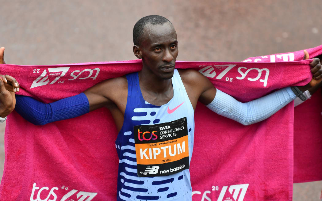 Kenyan marathon runner Kelvin Kiptum