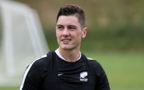 All White Marco Rojas at training.