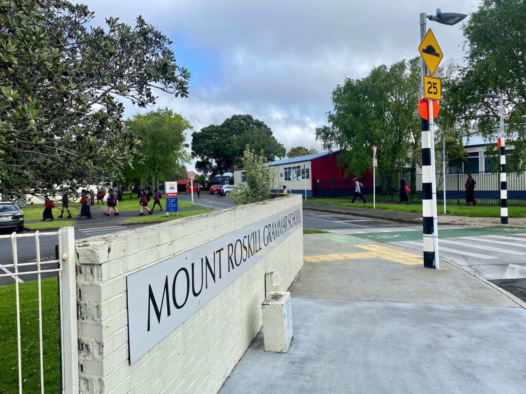 Senior pupils return to Mount Roskill Grammar School after ten weeks in lockdown.