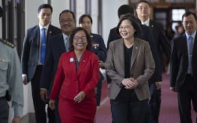 President Tsai Ing-wen met with Marshall Islands President Hilda C. Heine.