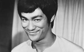 Photo of Bruce Lee from the film ''Fists of Fury" in 1973.