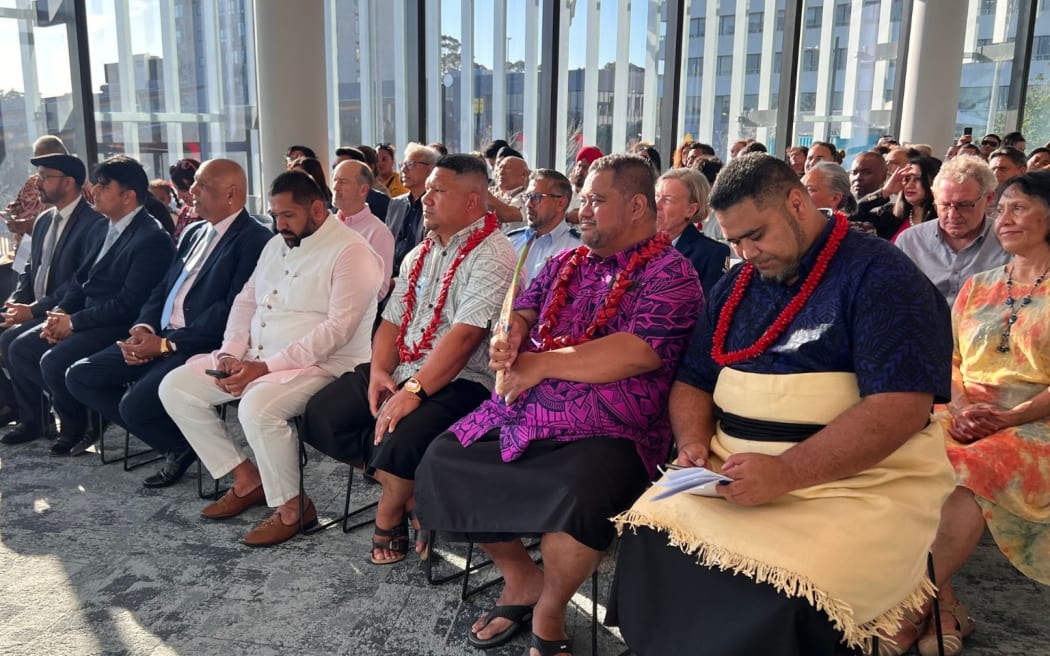 Community members, friends and families attend the Ōtara-Papatoetoe Local Board inauguration at Manukau Civic Building to support the newly elected members.