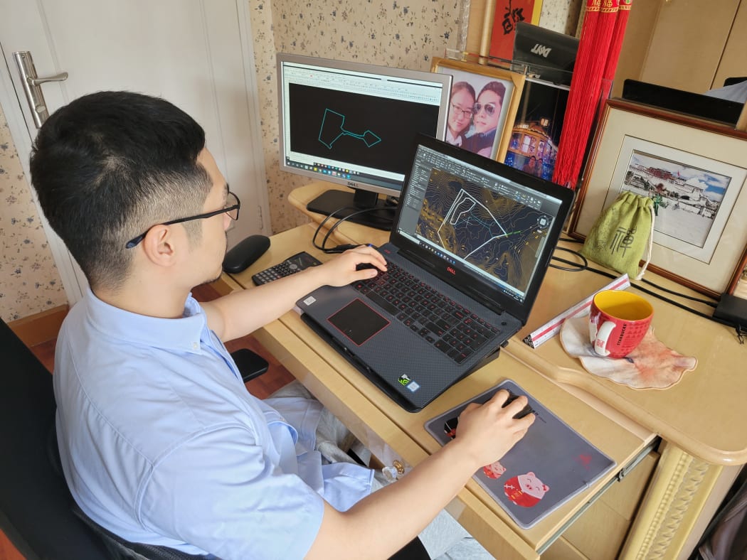 Auckland University engineering graduate Zhongxin Wang has been locked out for 16 months.