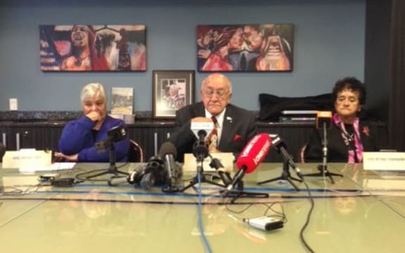 Dame Tariana Turia, Sir Tipene O'Regan and Dame Iritana Tawhiwhirangi.
