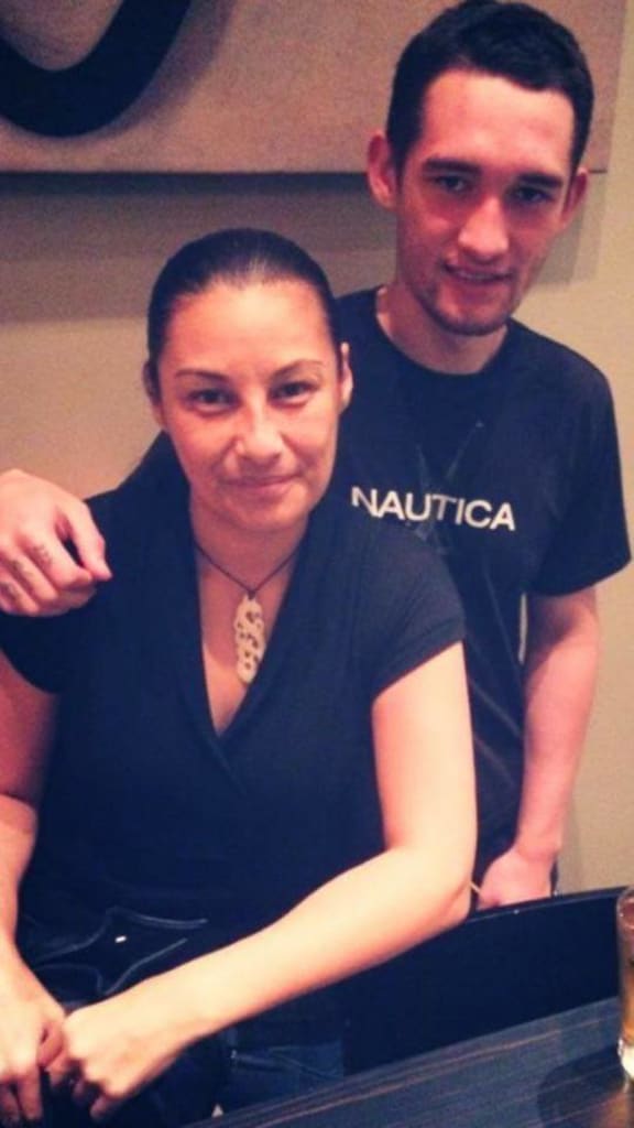 Ana Head and her son Pita Mclachlan