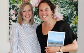Genevieve King and Julia Macfarlane at the Christchurch book launch.