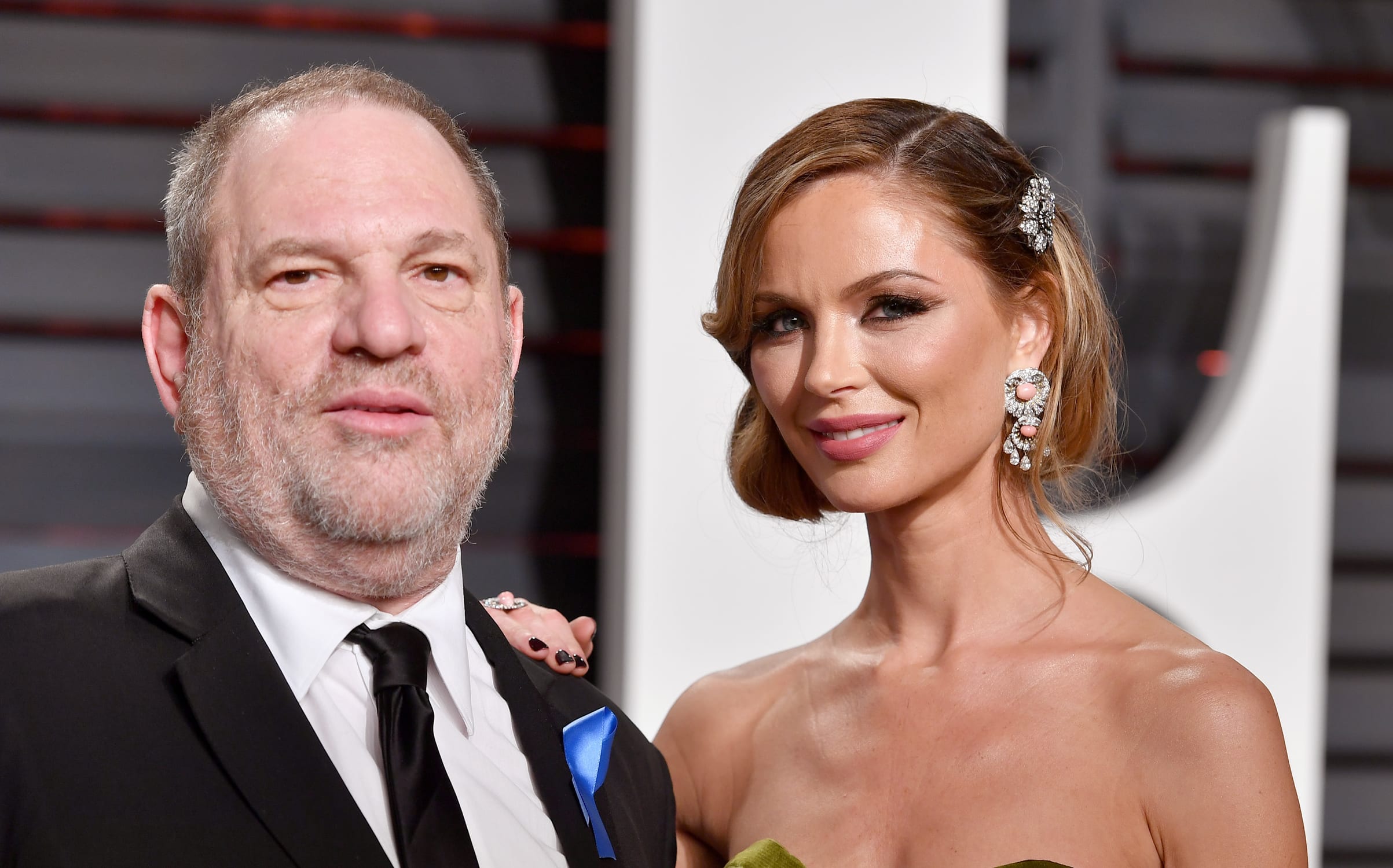 Harvey Weinstein and Georgina Chapman in 2017.