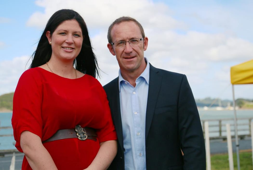 Willow-Jean Prime and Andrew Little