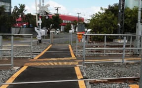 Morningside rail crossing.