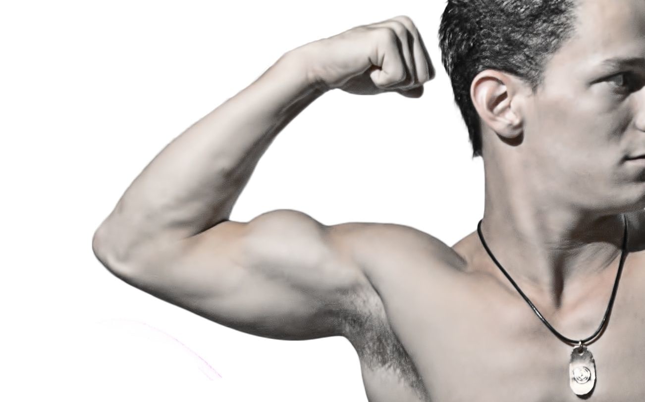 muscular young guy