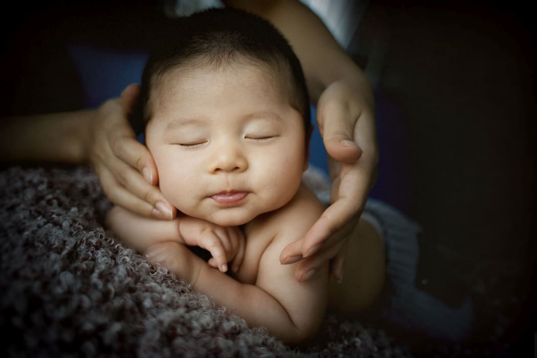 sweet asian baby