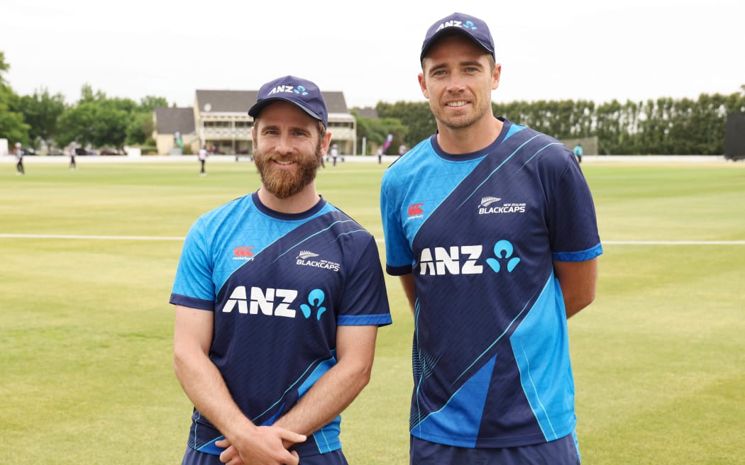 Black Caps captains Kane Williamson and Tim Southee.