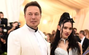 Elon Musk and Grimes at the Met Gala