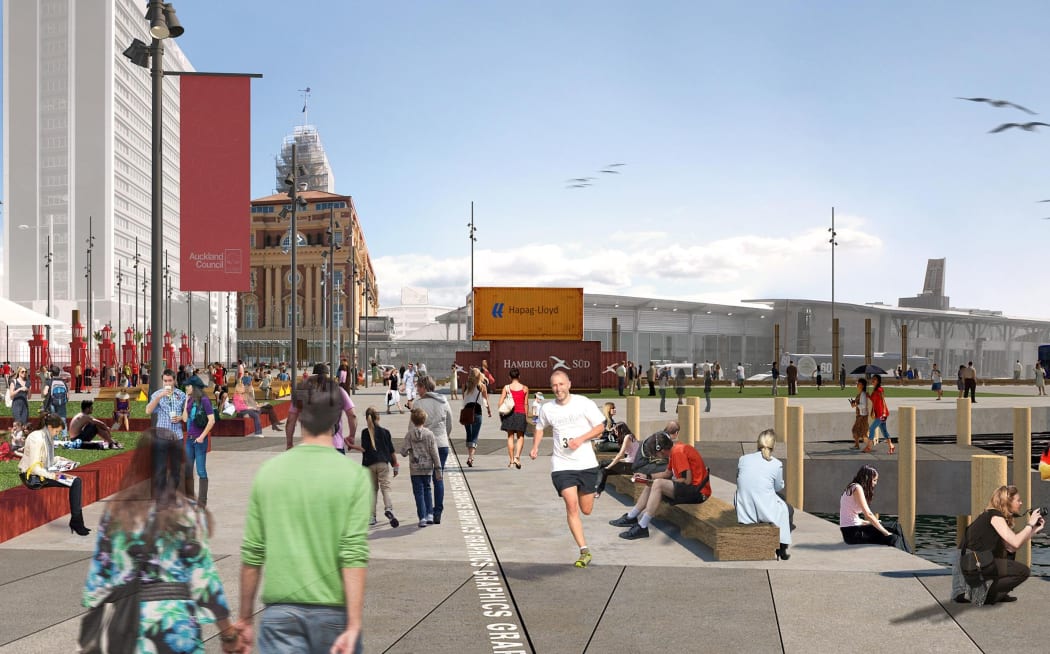 The revamp of the wharves includes new public space on Queens Wharf.