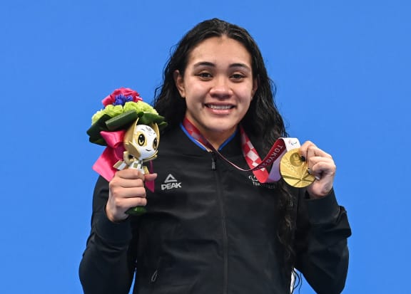 Tupou Neiufi wins gold in the women's 100m backstroke S8.
Tokyo Paralympics 2020