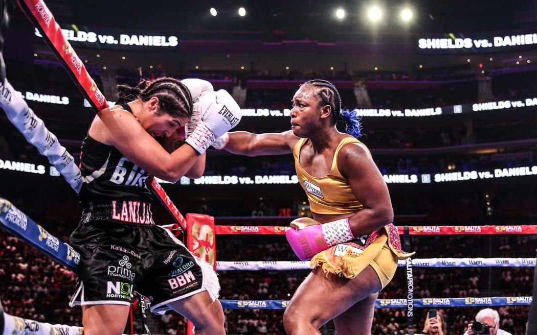 Lani Daniels and Claressa Shields.