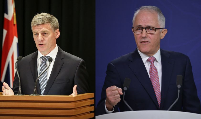 Bill English will meet with Malcolm Turnbull in Queenstown today for the pair's first annual leaders' meeting.