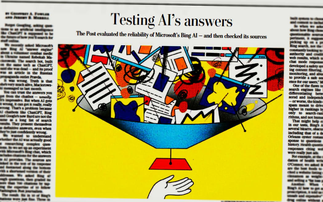 The Washington Post cites NewsGuard's work weighing up the quality of generative AI tech when it comes to sifting reliable sources from dodgy ones.