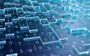 Conceptual illustration of a blockchain system.