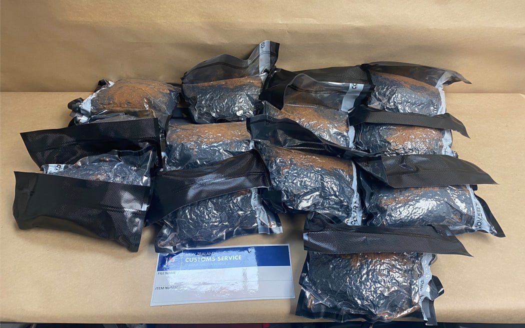The contents of the suitcase were vacuum sealed and contained $3.9 million worth of methamphetamine and $776,000 worth of cocaine.