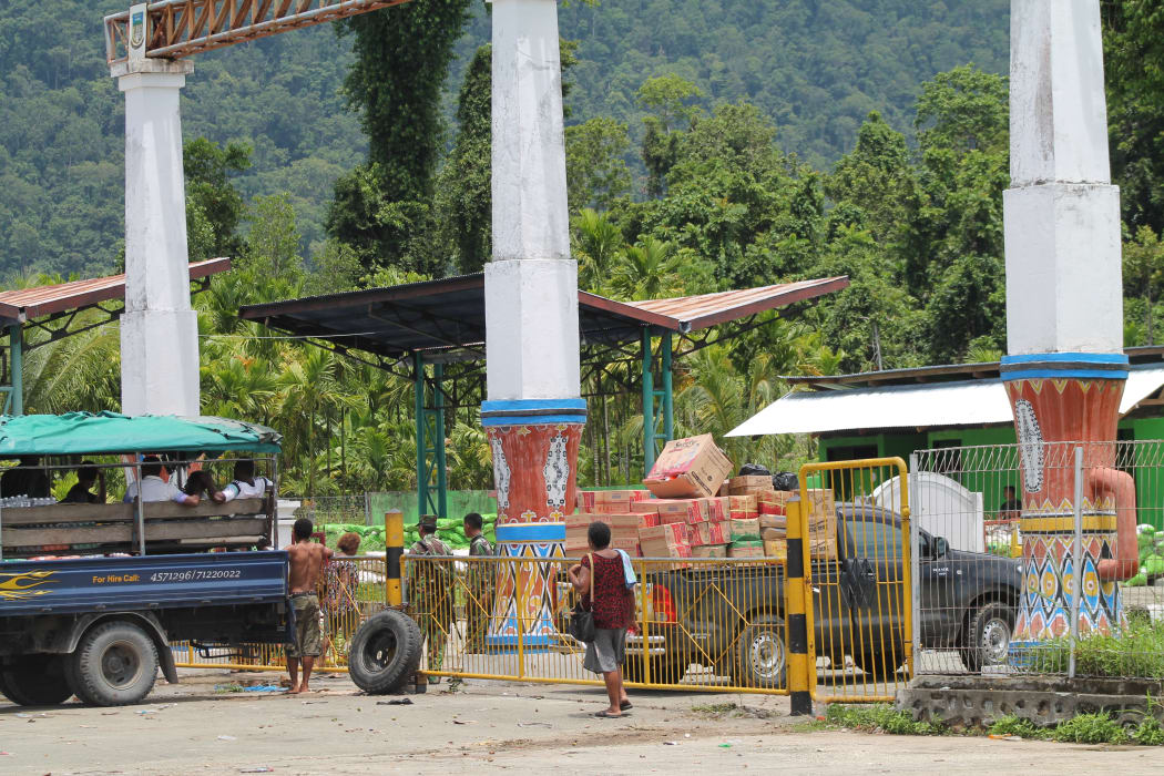 The border between Indonesia and Papua New Guinea is in a heavily forested region where illegal logging operations have persisted for years.