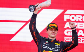 Max Verstappen winner of the 2022 F1 Grand Prix of Azerbaijan at Baku