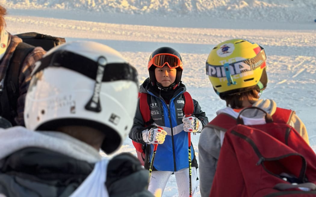 Chinese youth skier