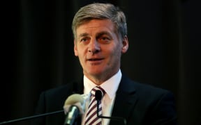 Bill English giving the pre-budget speech to the Wellington Chamber of Commerce.