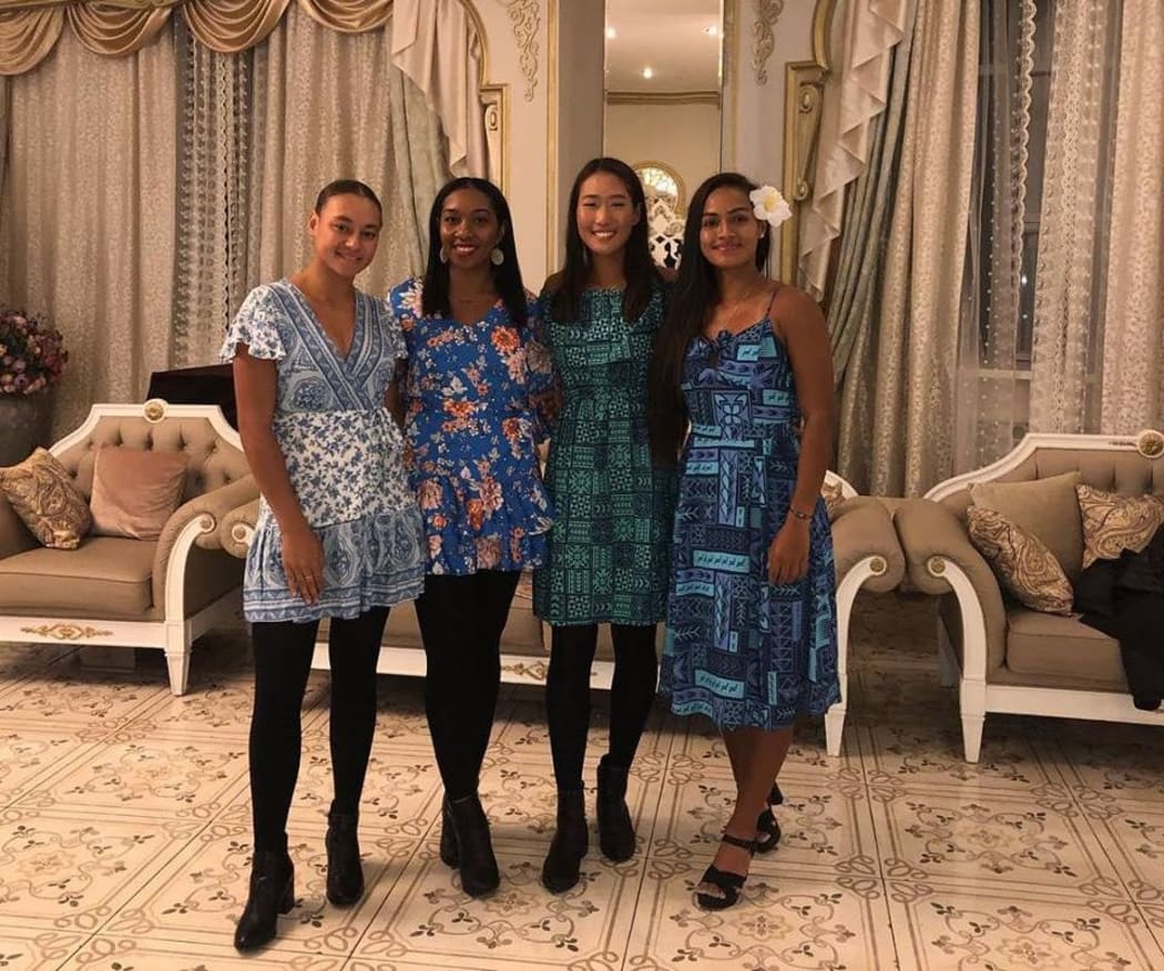 Violet Apisah (PNG), Abigail Tere-Apisah (PNG) Carol Lee (CNMI), Steffi Carruthers (SAM).