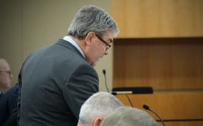 Defence lawyer Grant Illingworth in court.