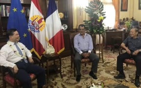 French Polynesia's president hosts Hong Kong executive Lee George Lam