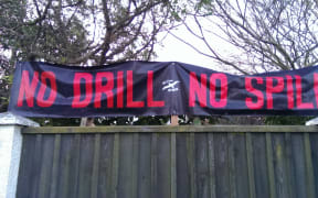 A sign in the Dunedin beach suburb of St Clair.