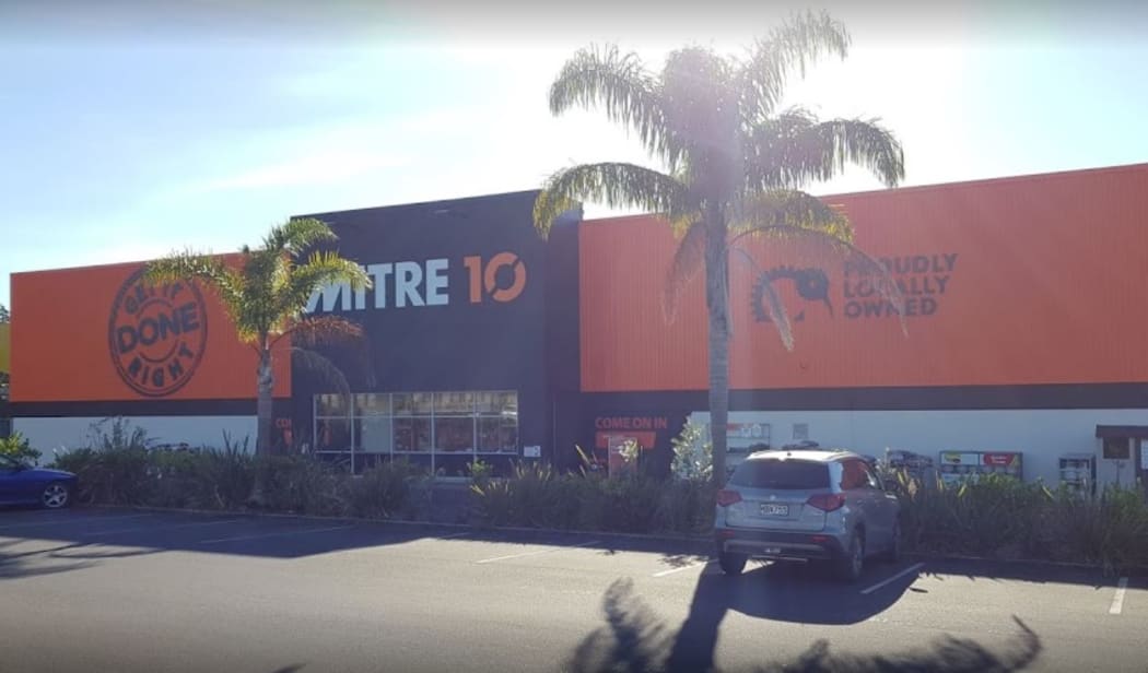 The Mitre 10 store in Whangaparāoa.