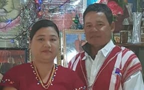 Kay Dah Ukay (right) and his wife Mu Thu Pa (left). The couple, who were not wearing lifejackets, died after being swept off rocks while fishing at Muriwai.
