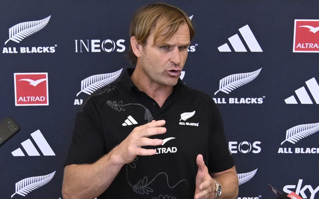 All Blacks head coach Scott Robertson.