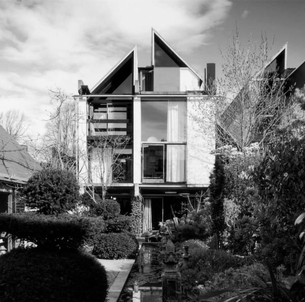 The Warren and Mahoney Office, 65 Cambridge Tce, Christchurch, constructed in 1963, was described at the time as “concrete block and down-pipe architecture”.