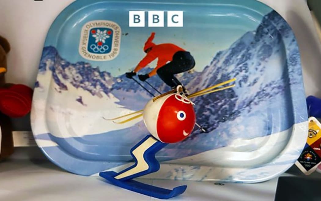 The 1968 Winter Games mascot Shuss.