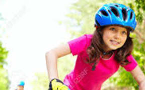 kid on bike
