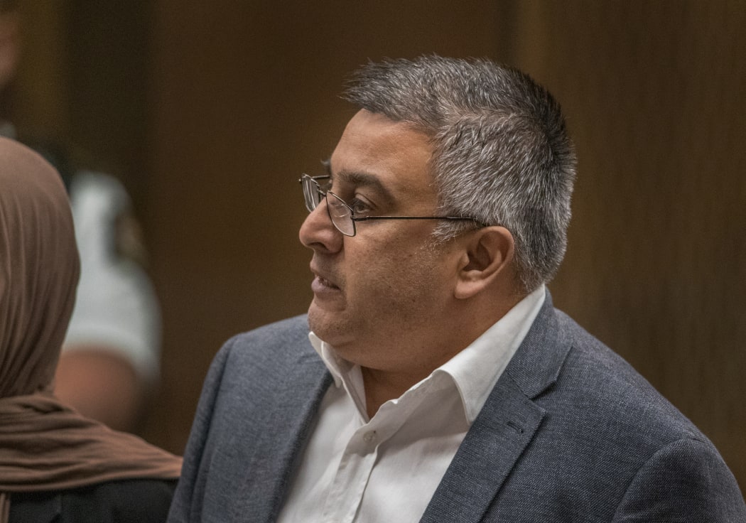 Feroz Ditta - victim impact statement. 

PHOTO: JOHN KIRK-ANDERSON

Sentencing for Brenton Tarrant on 51 murder, 40 attempted murder and one terrorism charge.