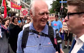 "Why are you here?" John Campbell asks TPP protesters: RNZ Checkpoint