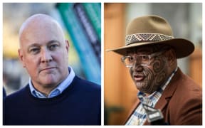 Christopher Luxon and Rawiri Waititi