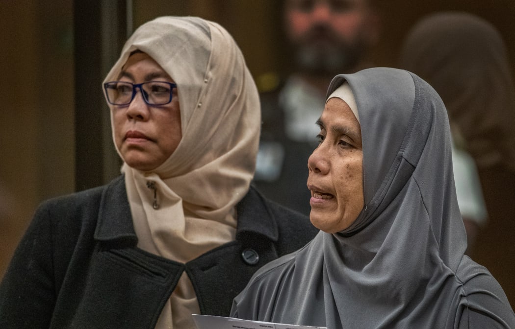 Noraini Abbas Milne - victim impact statement.

PHOTO: JOHN KIRK-ANDERSON

Sentencing for Brenton Tarrant on 51 murder, 40 attempted murder and one terrorism charge.