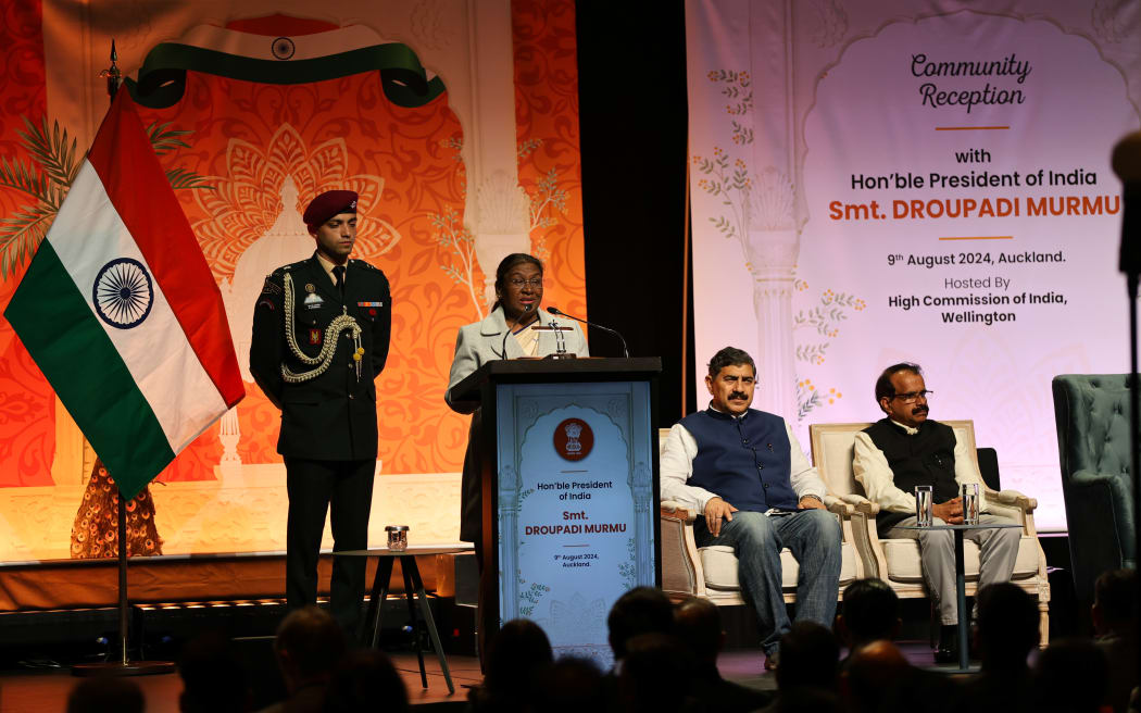 Draupadi Murmu, President of India, addressed Indian diaspora in Auckland.