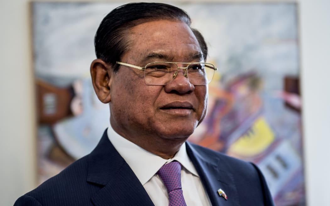 Cambodia's Interior Minister Sar Kheng.