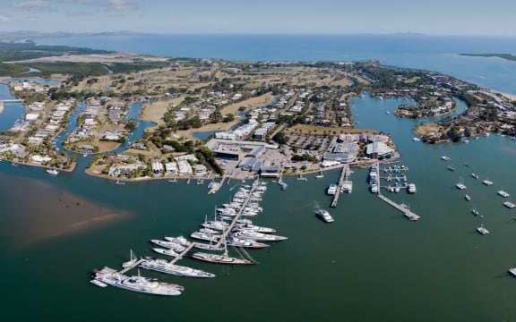 The Port Denarau Marina in Nadi.
