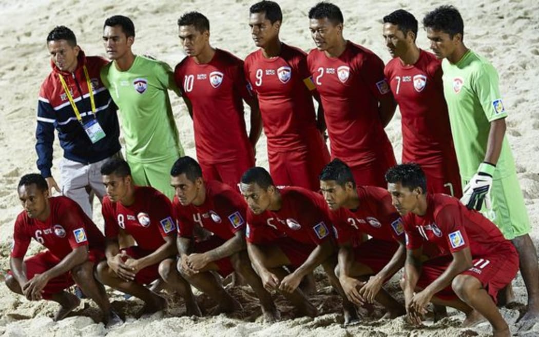 Tahiti beach soccer team in 2013